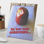 SIGNE DE TABLE TU ES EN TRAIN DE MANGER. (In SItu)