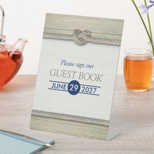 Signe De Table Tying The Knot Rustic Beach Wedding (In SItu)