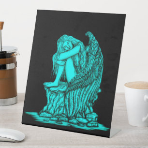 Signe De Table Un ange endormi sur la pierre