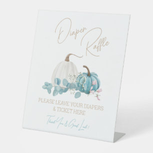 Signe De Table Un Baby shower Automne Un Peu Citrouille
