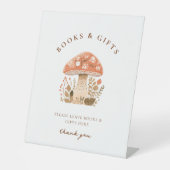 Signe De Table Un Baby shower De Champignons Un Peu Amusant (Recto)