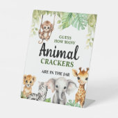 Signe De Table Un Baby shower Un Peu Sauvage (Recto)