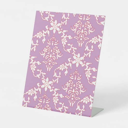 Signe De Table Un design textile dynamique avec des motifs comple (Recto)