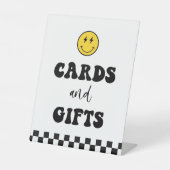 Signe De Table Un garçon heureux 1er anniversaire Cartes et cadea (Recto)