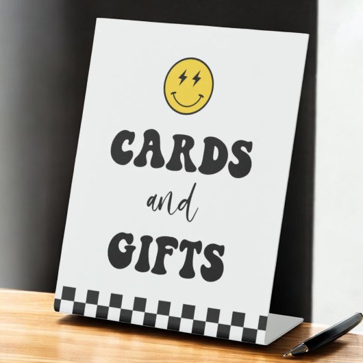 Signe De Table Un garçon heureux 1er anniversaire Cartes et cadea