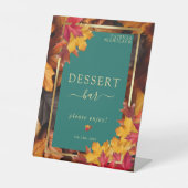 Signe De Table Un Imaginaire Turquoise & Automne Gold Rustic Dess (Recto)