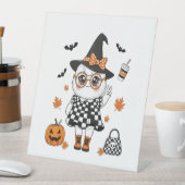 Signe De Table Un joli fantôme d'Halloween (In SItu)