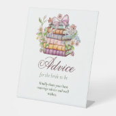 Signe De Table Un nouveau chapitre commence la douche nuptiale Co (Recto)