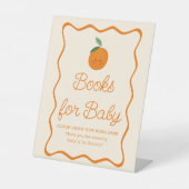 Signe De Table Un petit Baby shower Cutie Livres pour bébé (Recto)