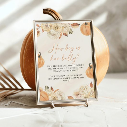 Signe De Table Un Petit Chute Citrouille Quelle Est La Taille De