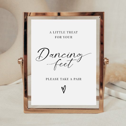 Signe De Table Un Petit Plaisir Pour Vos Pieds De Danse Mariage