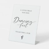Signe De Table Un Petit Plaisir Pour Vos Pieds De Danse Mariage (Recto)