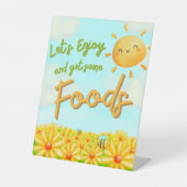 Signe De Table Un petit rayon de soleil - Aliments (Recto)