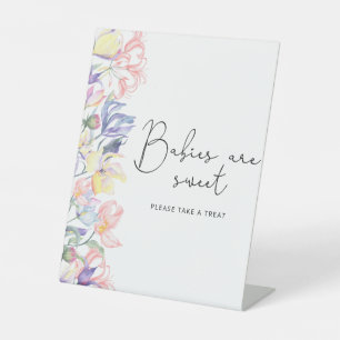 Signe De Table Un peu de fleurs sauvages les bébés sont doux baby