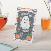 Signe De Table Un premier anniversaire Halloween effrayant 🎃👻 (In SItu)