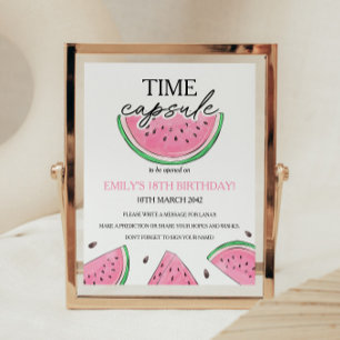 Signe De Table Une Capsule Melon Watermelon Time Capsule