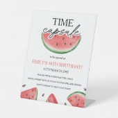 Signe De Table Une Capsule Melon Watermelon Time Capsule (Recto)
