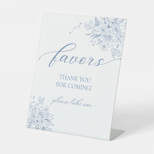 Signe De Table Une Fête des mariées Bleue qui plaira