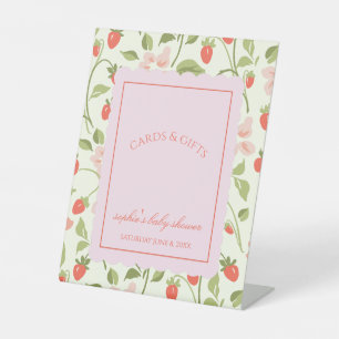 Signe De Table Une fille bien sucrée est en route cartes & cadeau