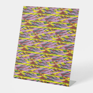 Signe De Table une motif très colorée avec beaucoup de co