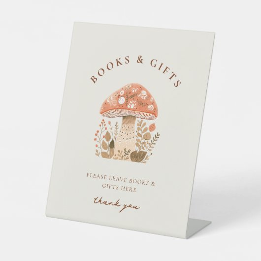 Signe De Table Une petite fête champignon bébé (Recto)