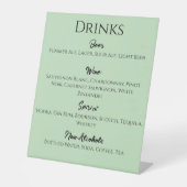 Signe De Table Unicorne noire violet Fleurs de Sage Rouge (Recto)