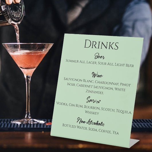 Signe De Table Unicorne noire violet Fleurs de Sage Rouge