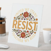Signe De Table Unis Nous Tenons, Ensemble Nous Nous Élevons (In SItu)