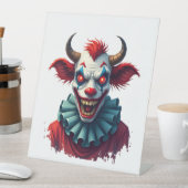 Signe De Table Vache clown de la terreur (In SItu)