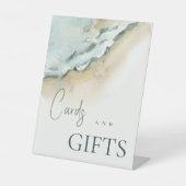 Signe De Table Vagues de mer côtière Sable Plage Mariage Cartes & (Recto)