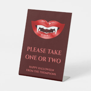 Signe De Table Vampire Halloween Trick Ou Traitants Prendre Un Bo