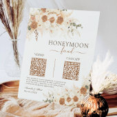 Signe De Table Venmo & Cash App QR Code Honeymoon Fund Mariage