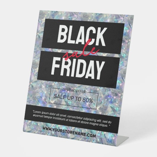 Signe De Table Vente d'Arrière - plan en pierre optique holograph (Recto)