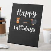 Signe De Table Ventilateur de la saison automnale Joyeux Falliday (In SItu)