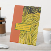 SIGNE DE TABLE VÉRITABLE DEVIS DE LEADERSHIP/ GRASSE ORNAMENTALE (In SItu)