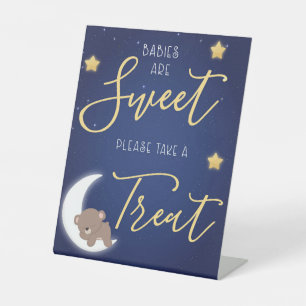 Signe De Table Vers la Lune et le Dessert