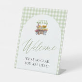 Signe De Table Vert En vichy Fraîchement Éloigné De L'Affiche de (Recto)