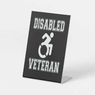 Signe De Table Vétérinaire handicapé