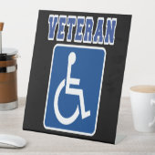 Signe De Table Vétérinaire handicapé handicapé (In SItu)