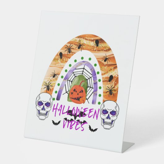 Signe De Table Vibes d'Halloween (Recto)