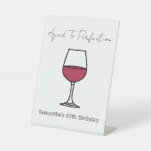 Signe De Table Vin de la perfection 60e anniversaire (Recto)