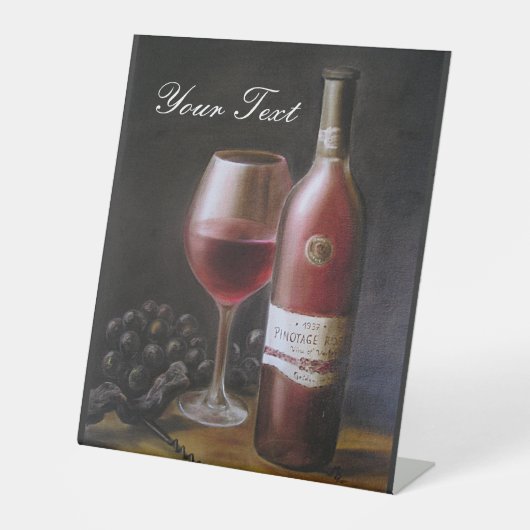 Signe De Table Vin rouge (Recto)