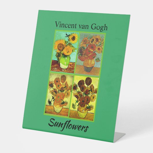 Signe De Table Vincent van Gogh, Sunflowers, (Recto)