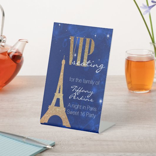Signe De Table VIP de Paris (In SItu)