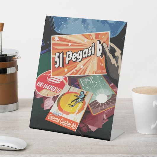 Signe De Table Visitez La Première Exoplanète Trouvée À L'Extérie (In SItu)