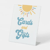 Signe De Table Voici les cartes Son et les cadeaux Signé (Recto)