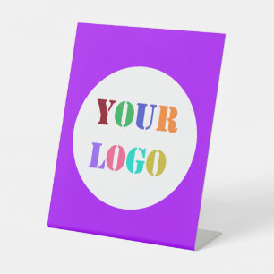 Signe De Table Votre entreprise Signal Pedestal personnalisé d'af