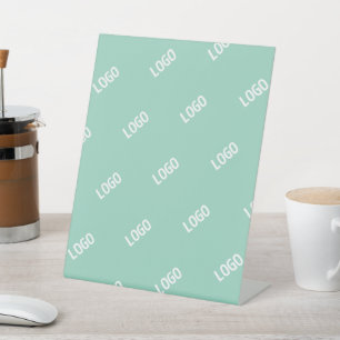 Signe De Table Votre image ou logo téléchargé en mosaïque Turqu