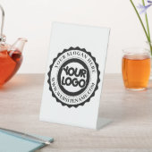 Signe De Table Votre logo d'entreprise personnalisé (In SItu)