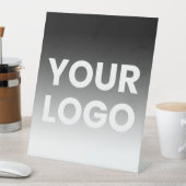 Signe De Table Votre logo et le dégradé de couleur modifiable mod (In SItu)